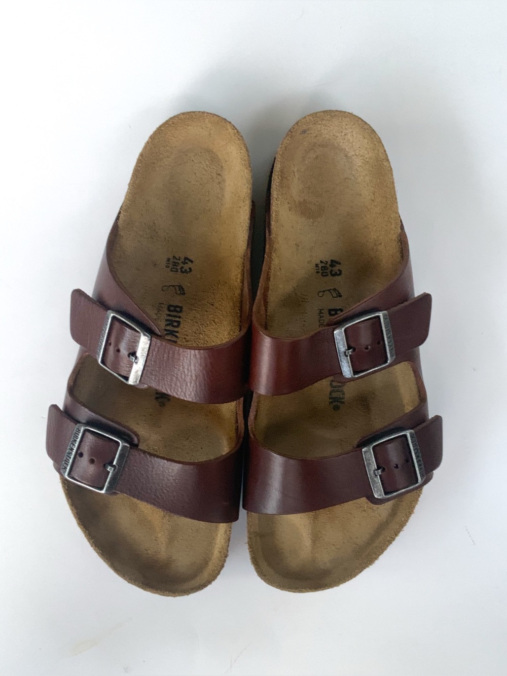 Birkenstock Men’s Leather Sandals Size 43 M10